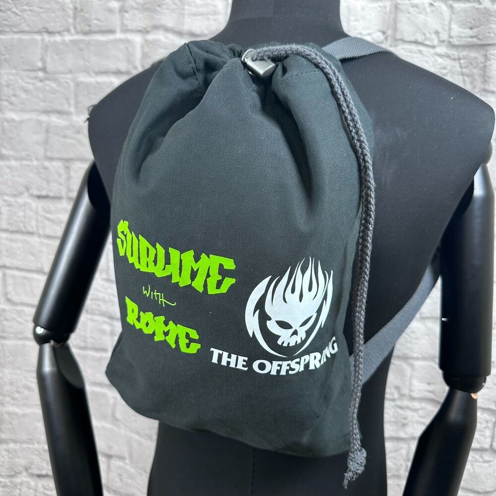 Sublime With Rome Offspring Drawstring Gym Travel Bag Adjustable Shoulder Strap